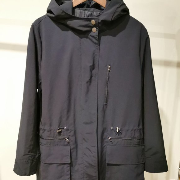 BANANA REPUBLIC ladies trench coat - Navy blue. - Picture 1 of 8